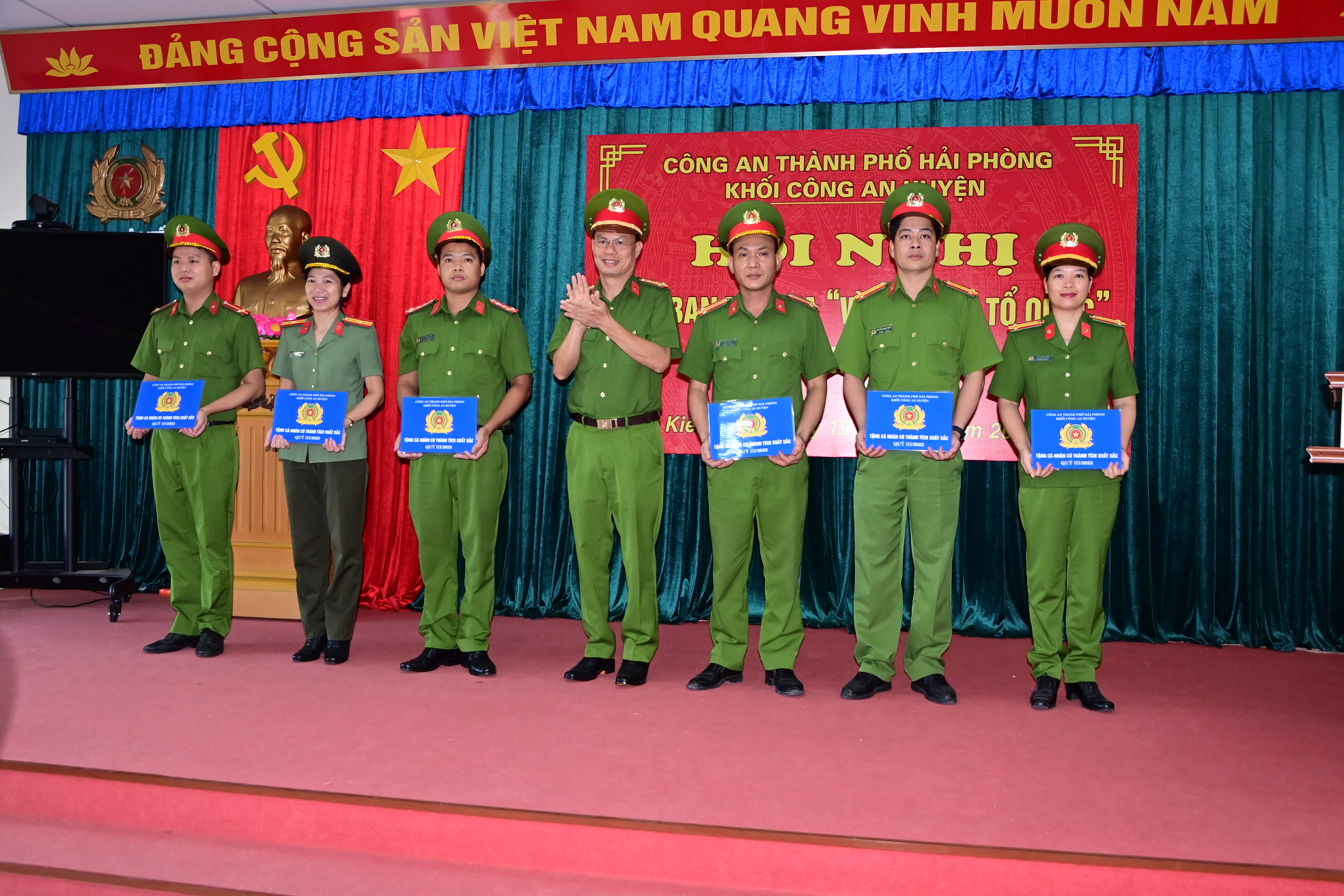 Quý 3 năm 2023, khối Công an huyện điều tra, khám phá án đạt tỷ lệ 100%